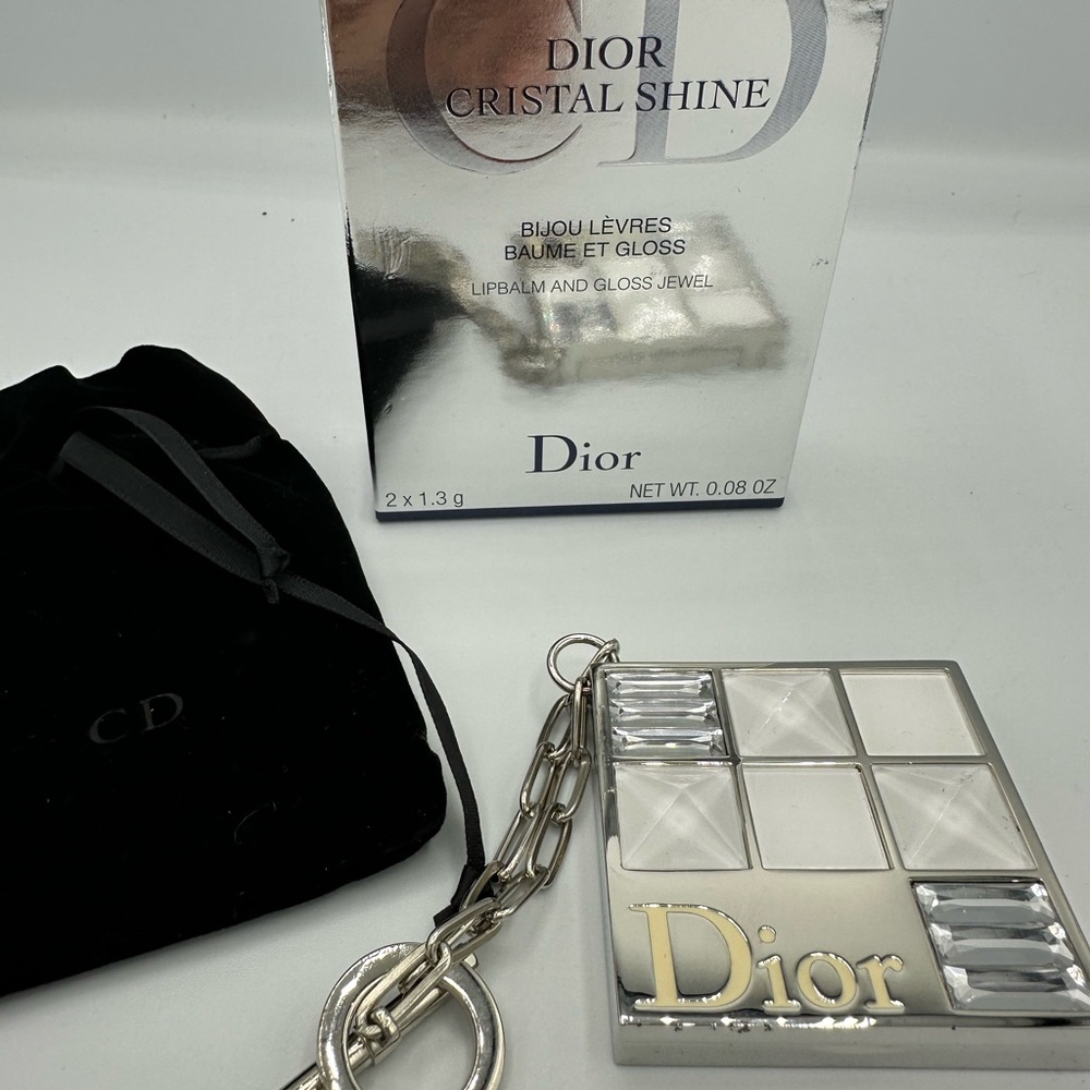 Dior 2009 Cristal Shine Lip Balm & Gloss Jewel Rose Cristal, Cristal Pink